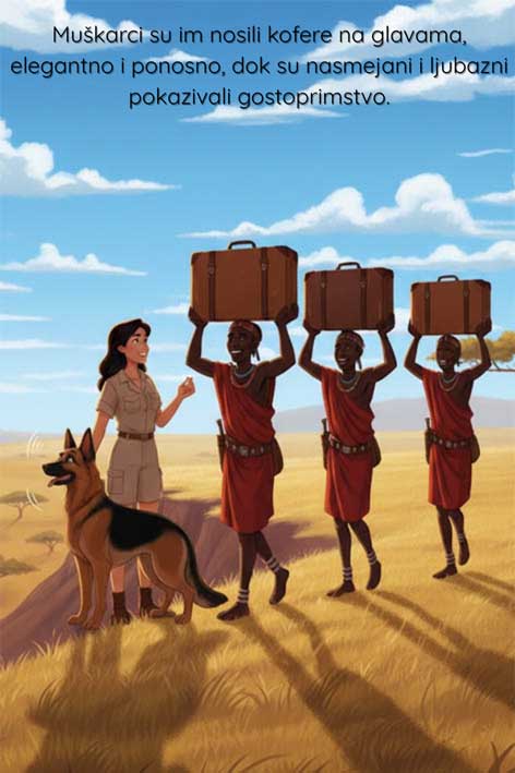 Animacija, Afrika, Masai pleme, Sandra i Aleks